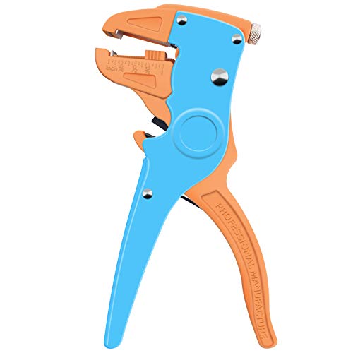 Knoweasy Automatic Wire Stripper and Cutter,Heavy Duty Wire Stripping Tool 2 in 1 for Electronic and Automotive Repair
