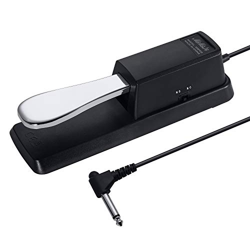 MIMIDI Sustain Pedal for Keyboard Yamaha,Roland,Casio,Korg,Behringer,Moog - Universal Piano Foot Pedal