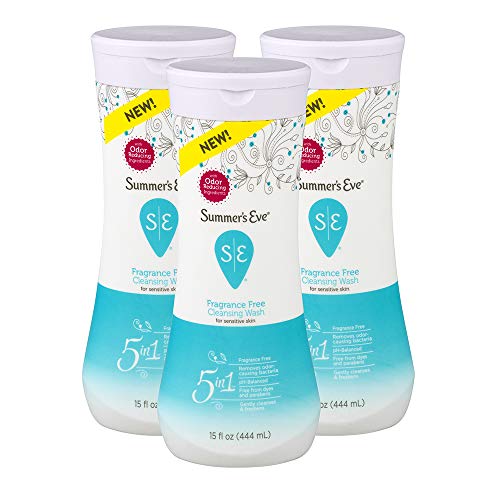 Summer's Eve Cleansing Wash | Fragrance Free | Gynecologist Tested | 15 Fl Oz | Pack of 3