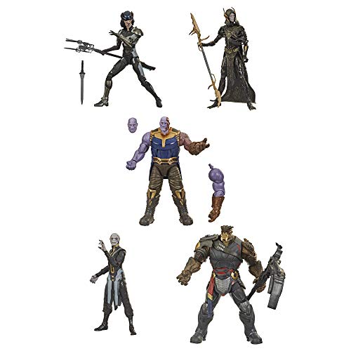 Hasbro Marvel Legends Series Toys 6-Inch Collectible Action Figure 5-Pack The Children of Thanos, 5 Figures, Premium Design (Amazon Exclusive)