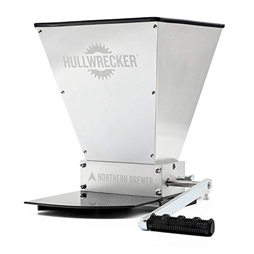 Northern Brewer - Hullwrecker 2-Roller Grain Mill with Metal Base and Handle