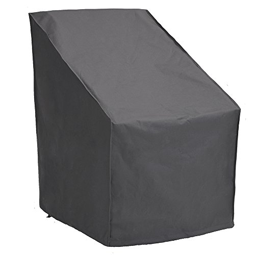 Patio Watcher High Back Patio Chair Cover, Durable and Waterproof Out Furniture Chair Cover,Grey