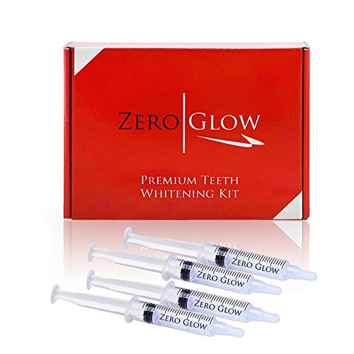 Zero Glow Teeth Whitening Gel Refill 4x Syringes 44% Carbamide Peroxide