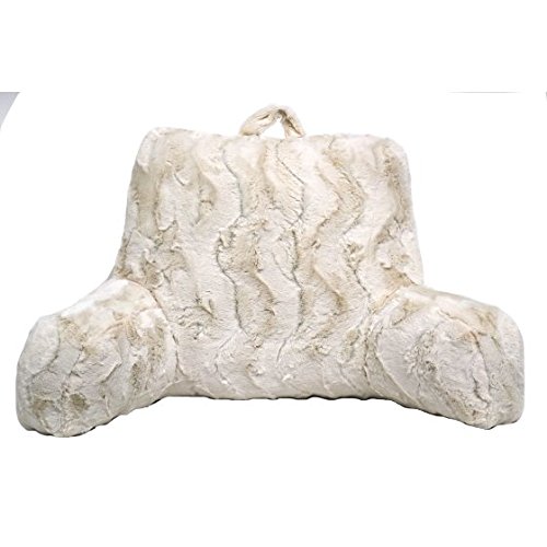 Better Homes and Gardens Beautyful Soft Faux Fur Backrest Pillow (Ivory, 1)