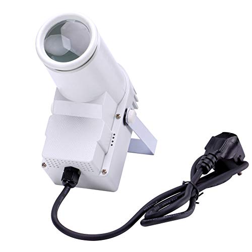 U`King Pinspot Light RGBW 10W LED Beam Pin Spot by DMX 512 Sound Activated Controlled Spotlight for Mirror Ball Party Wedding Disco Shows Spot Lighting