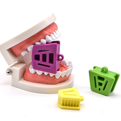 Angzhili Dental Silicone Mouth Prop Dental Bite Block Orthodontic Bite Blocks Dentistry Accessories (3 Pcs/Set)