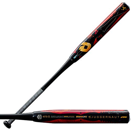 DeMarini 2021 Juggy Slowpitch Softball Bat - 34'/26 OZ, Charcoal/Neon Green