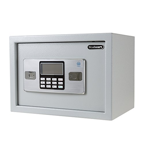Electronic Digital Keypad Personal Home Safe – Dual Key Entry Wall Or Floor Mount for Medicine, Jewelry, Handgun, Cash Or Documents