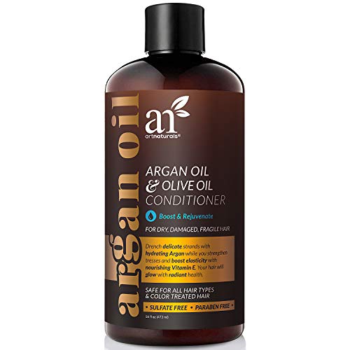 ArtNaturals Argan Hair Growth Conditioner - (16 Fl Oz / 473ml) - Sulfate Free - Treatment for Hair Loss, Thinning & Regrowth - Men & Women - Infused with Biotin, Argan Oil, Keratin, Caffeine