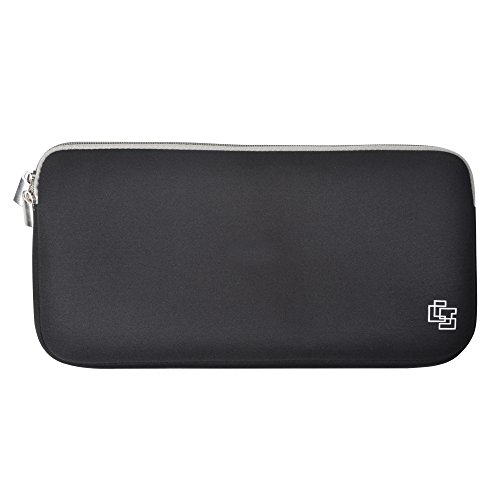 Case Star Black Color Quality Neoprene Keyboard Sleeve Case Bag with Zipper for Apple Bluetooth Wireless Keyboard MC184LL/B