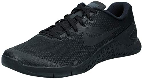 Nike Men's Metcon 4 Cross Training Shoe (10.5 M US, Black/Hyper Crimson)