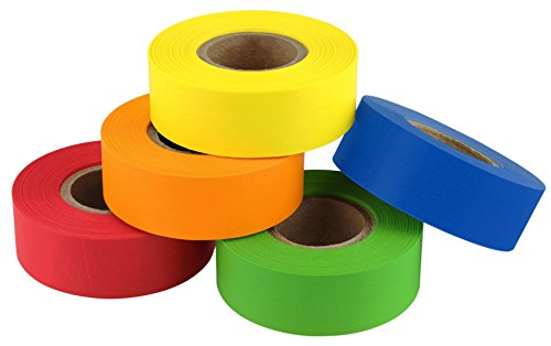 ChromaLabel Color-Code Labeling Tape Variety Pack, 5 Assorted Colors, 500 inch Rolls, 3/4 inch