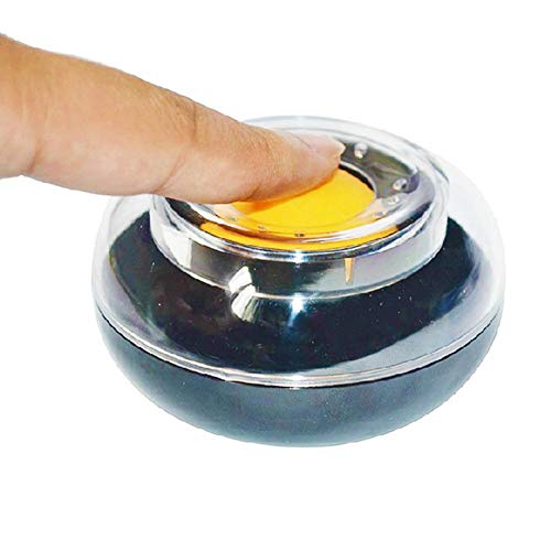 Plastic Round Case Finger Wet Sponge for Casher Counting Cash Money Wet Hands Finger Pads Moisteners School Home Stationery Financial Office Supplies Random Color