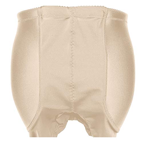 Haluoo Butt Lifter Underpants Hip Enhancer Pads Underwear Shapewear Seamless Padded Panties Shaper Booty Fake Pad Briefs Boyshorts Instant Butt Lift Boyshort for Women Plus Size (2X-Large, Beige)