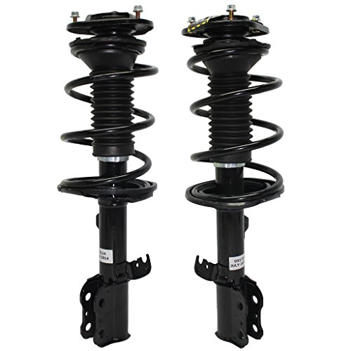 Detroit Axle - Pair (2) Front Ready Strut & Coil Spring Assemblies replacement for 2003-2008 Corolla