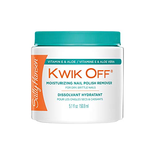 Sally Hansen Kwik Off Nail Color Remover with Vitamin E and Aloe, 5.1 Fluid Ounce