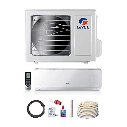 GREE 12,000 BTU 22 SEER Vireo+ Wall Mount Ductless Mini Split Air Conditioner Heat Pump 208/230V - Comfort Value Kit
