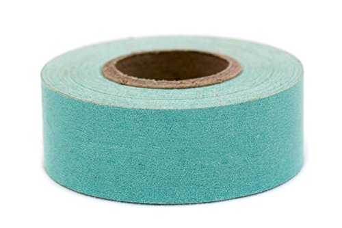 ChromaLabel 1 Inch Clean Remove Color-Code Tape, 500 Inch Roll, Aqua