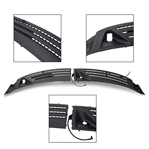 ECOTRIC Outer Windshield Window Front Wiper Cowl Cover Panel Right Left Compatible with F150 2004-2008