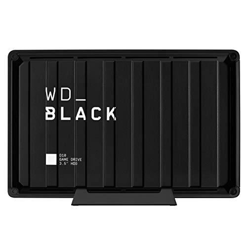 WD_Black 8TB D10 Game Drive, Portable External Hard Drive Compatible with Playstation, Xbox, PC, & Mac - WDBA3P0080HBK-NESN