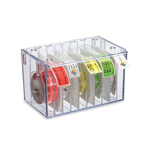 Stack-n-Connect Label Dispenser 10-Roll Includes 9 dividers/Accommodates 500- and 1000-label Rolls 8.25'W x 5.5'D x 5'H