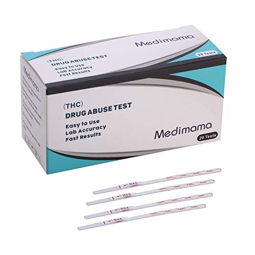 THC Test Kit Marijuana Drug Test Strips THC Urine Drug Test Kit Highly Sensitive Medically Approved Drug Test for Detecting(20 Pack)