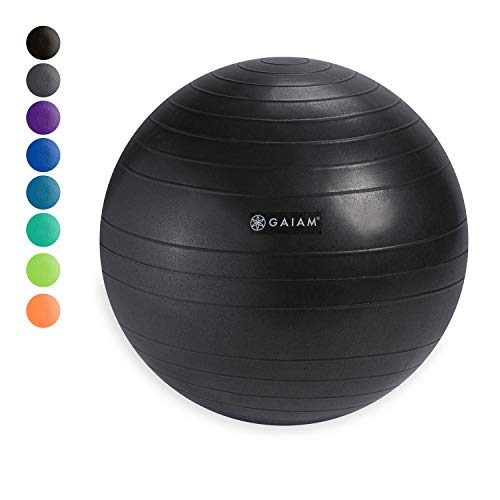 Gaiam Classic Balance Ball Chair Ball - Extra 52cm Balance Ball for Classic Balance Ball Chairs, Charcoal