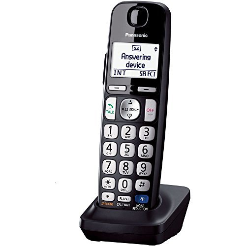 Panasonic Cordless Phone Handset Accessory Compatible with KX-TGE463S / KX-TGE474S / KX-TGE475S Series Cordless Phone Systems - KX-TGEA40S (Silver)