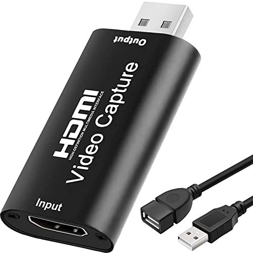 FeizLink HDMI to USB Audio Video Capture Cards 1080p USB2.0 for DSLR Camcorder Action Cam