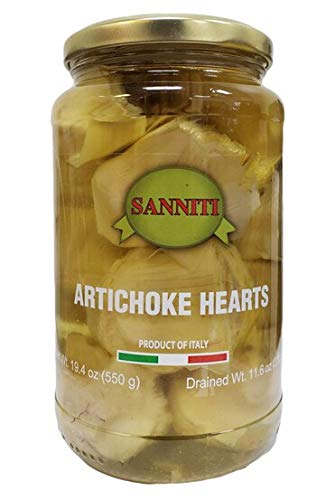 Sanniti Artichoke Hearts, 19.4 Ounce Jar