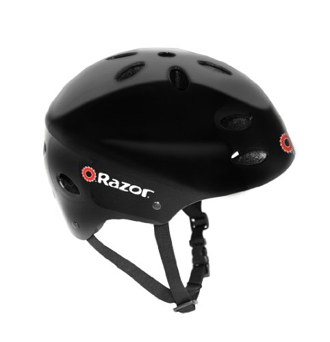 Razor V-17 Youth Multi-Sport Helmet, Gloss Black