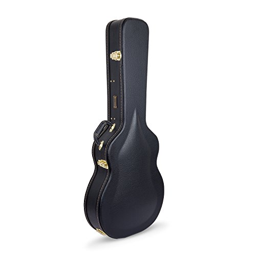 Crossrock Semi-Hollow & Hollowbody Electric Guitar Case in Black, Fits 335 style(CRW600SABK)