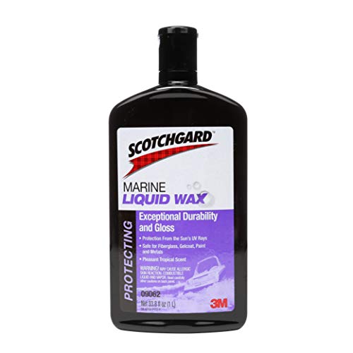 Scotchgard Marine Liquid Wax, 09062, 33.8 fl oz (1 L)