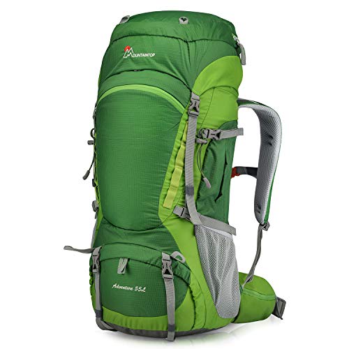 Mountaintop 55L/80L Hiking Backpack with Rain Cover