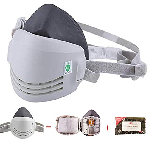 RANKSING: Strong-AX Reusable Dust Half Respirator, Reusable Standard Respirator with a Replaceable Parts for Painting, Machine Polishing, Welding and Other Work Protection