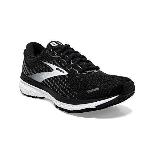 Brooks Women's Ghost 13, Black/White, 8 Medium