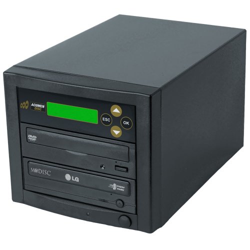 Acumen Disc CD DVD Disc Copier Duplicator System with LG 24x MDisc Burner Writer Optical Drive D01-BLG