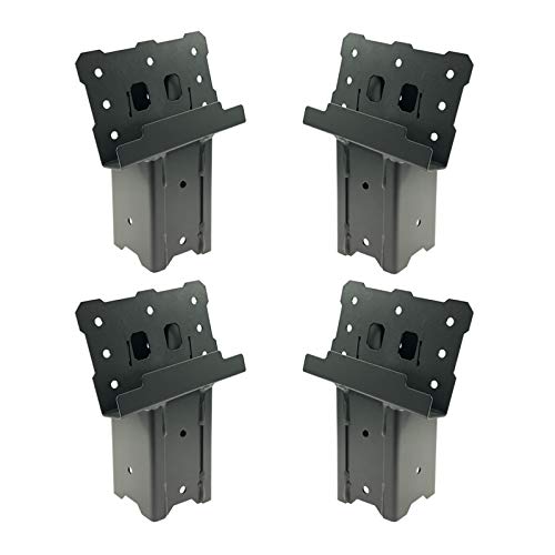 Highwild Platform Brackets Multi-Use 4x4 Compound Angle Brackets for Deer Stand, Hunting Blinds, Observation Decks & Outdoor Platforms - Set of 4