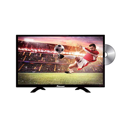 Norcent 24 Inch 720P LED HD Backlight Flat DVD Combo TV, VGA USB HDMI Digital TV Tuner Cable, Build-in DVD Player Dual Channel 3W Speakers Monitor Television