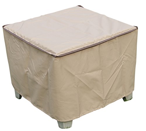 SORARA Rectangular Coffee/Side/End Table Cover Outdoor Porch Ottoman Table Cover, Water Resistant, 26' L x 26' W x 18' H