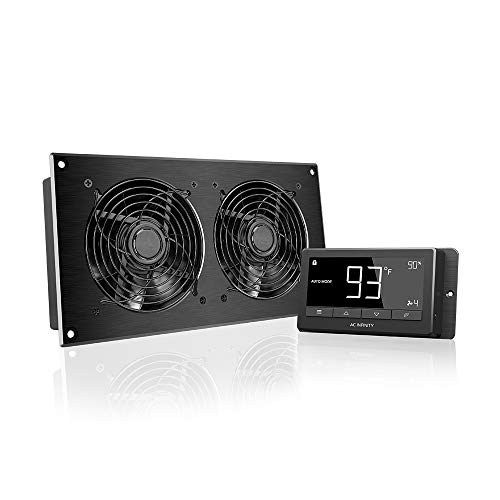 AC Infinity AIRTITAN T7, Ventilation Fan 12' with Temperature Humidity Controller, for Crawl Space, Basement, Garage, Attic, Hydroponics, Grow Tents