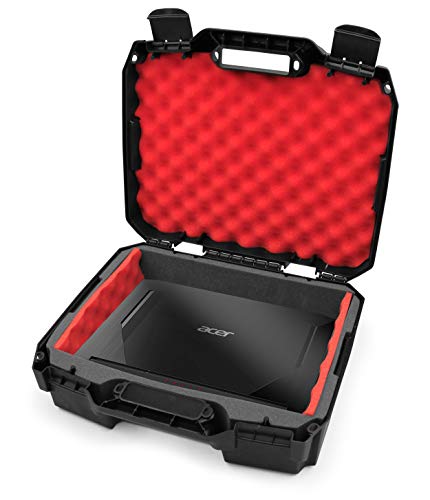 CASEMATIX 15.6 Hard Laptop Case Compatible with Acer Nitro 5 Gaming Laptop, Asus Zephyrus G14, MSI GS65 Stealth, Razer, Dell XPS 15, Gigabyte Aero 15 and 15 inch Gaming Laptop Accessories