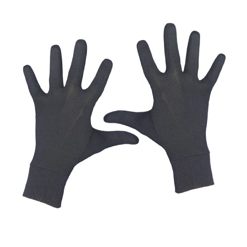 Terramar Adult Thermasilk Glove Liner (Black, Medium)