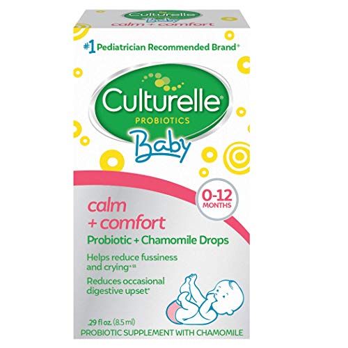 Culturelle Baby Calm + Comfort Probiotics + Chamomile Drops | Helps Reduce Occasional Infant Digestive Upset, 0.29 fl. oz. Drops