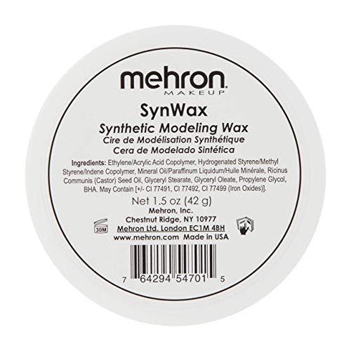 Mehron Makeup SynWax Synthetic Modeling Wax (1.5 oz)