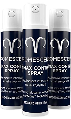 Promescent Prolonging Delay Spray for Men (3 Trial Size Pack) Unique Topical Lidocaine Formula for Better and Maximized Sensation and Climax - Size 1.3 ml
