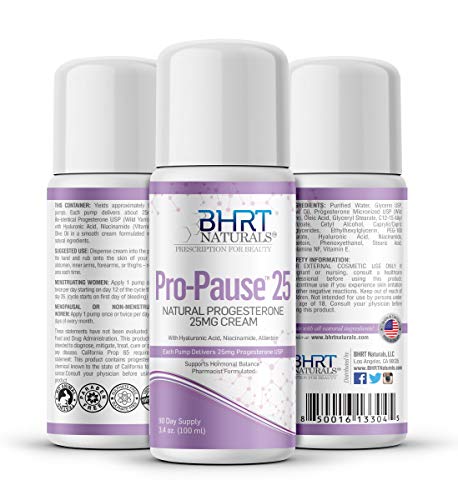 BHRT Naturals Progesterone Cream 2500mg Bioidentical Progesterone USP Natural - 90 Day Supply, USA Made, Pharmacist Formulated Paraben-Free, Soy-Free & Non-GMO Menopause Relief – TTC PCOS Supplement