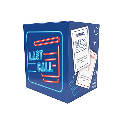 Last Call Drinking Game for Adults - Drunk Game Cards for Parties and Group Game Nights