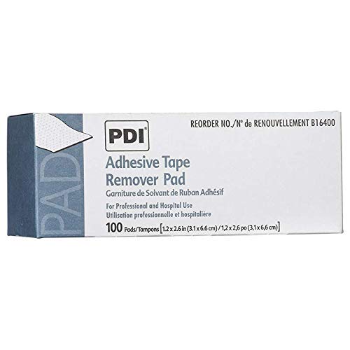 1131957 PT# B16400 Pad Adhesive Tape Remover 100 Count 1-1/4x2-5/8' Bx Made by PDI Professional Disposables