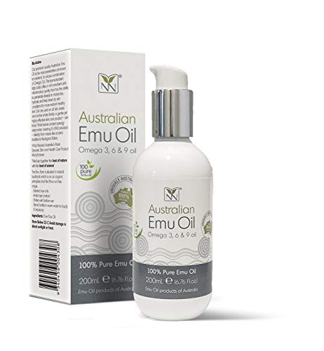 Y-Not Natural - Organic Pharmaceutical 100% Pure Emu Oil 200ml | Free Range Aboriginal Omega 3, 6 & 9 Oil for Hypoallergenic Skin Care, Hair and Healing | All Natural Source of Vitamin K2